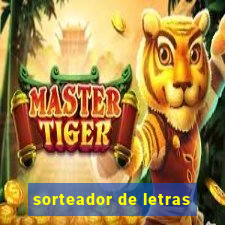 sorteador de letras